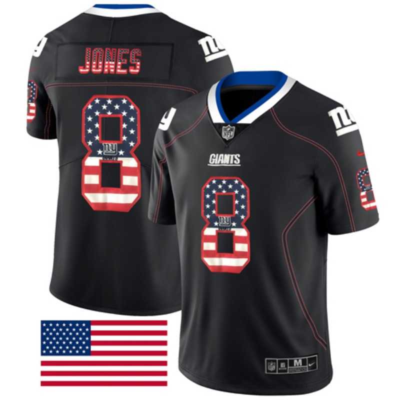 Nike Giants 8 Daniel Jones Black USA Flag Fashion Limited Jersey Dyin,We sell and wholesale Nike Giants 8 Daniel Jones Black USA Flag Fashion Limited Jersey Dyin on line form chian!